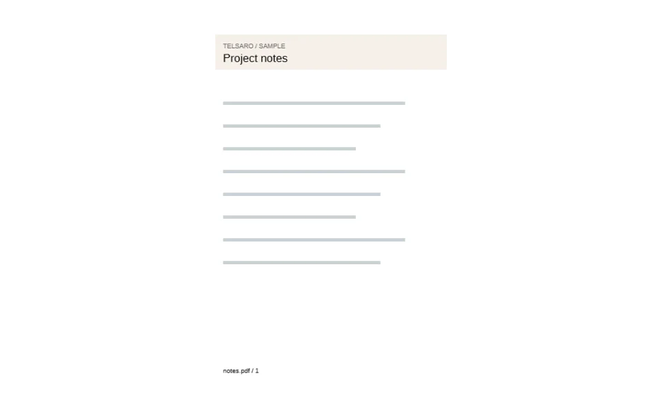 Después: Divida la primera página en su propio PDF